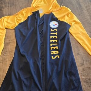 Fanatics Black and Yellow Hooded Jacket